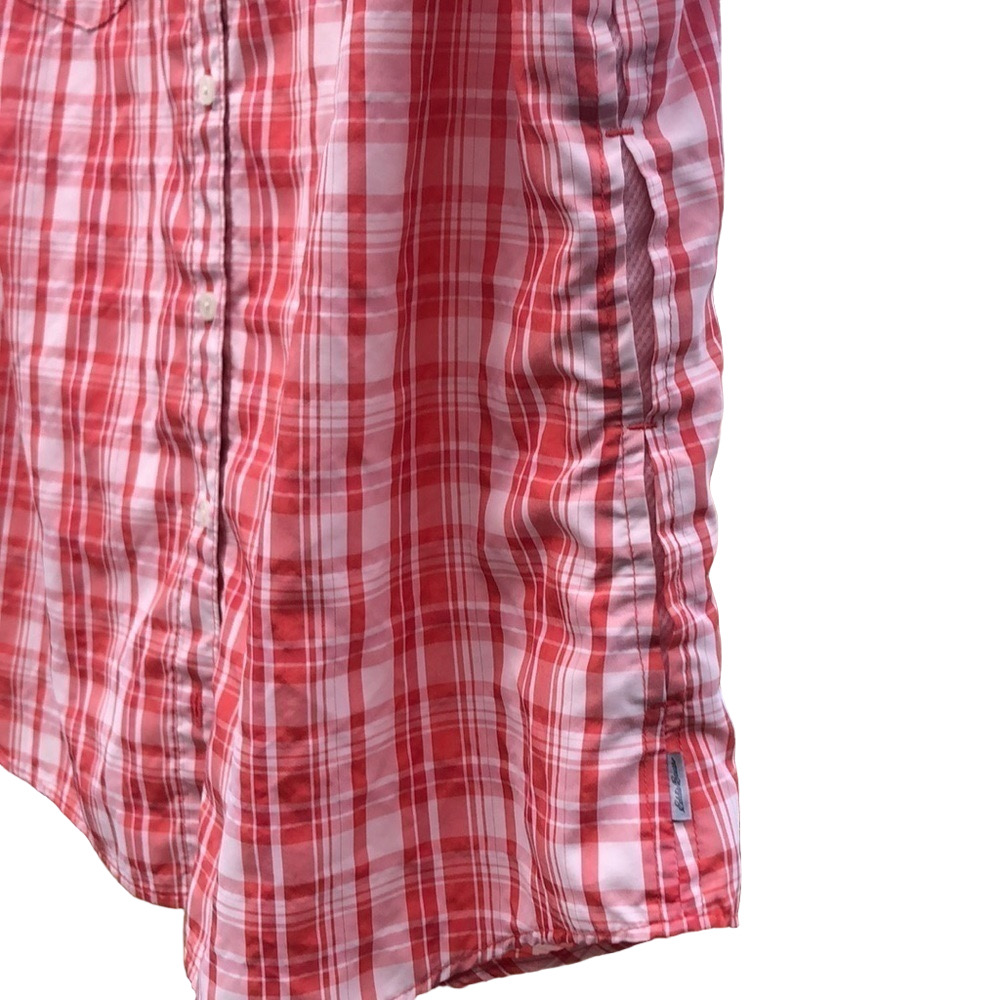 EDDIE  BAUER  2XL short sleeve Vented sides Pockets Bust Darts shirt. Cooling. - Picture 4 of 15